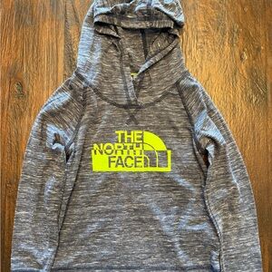 The North Face Gray Hoodie with Logo